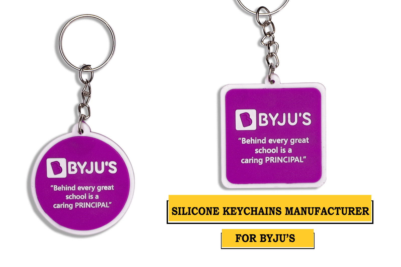 Customized Rubber Keychains