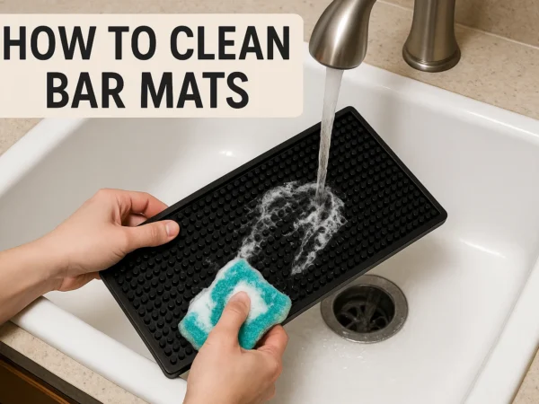 How to Clean Bar Mats